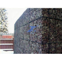 2X1X1m 8X10cm Aperture Hexagonal Drahtgeflecht Gabion Box Wand